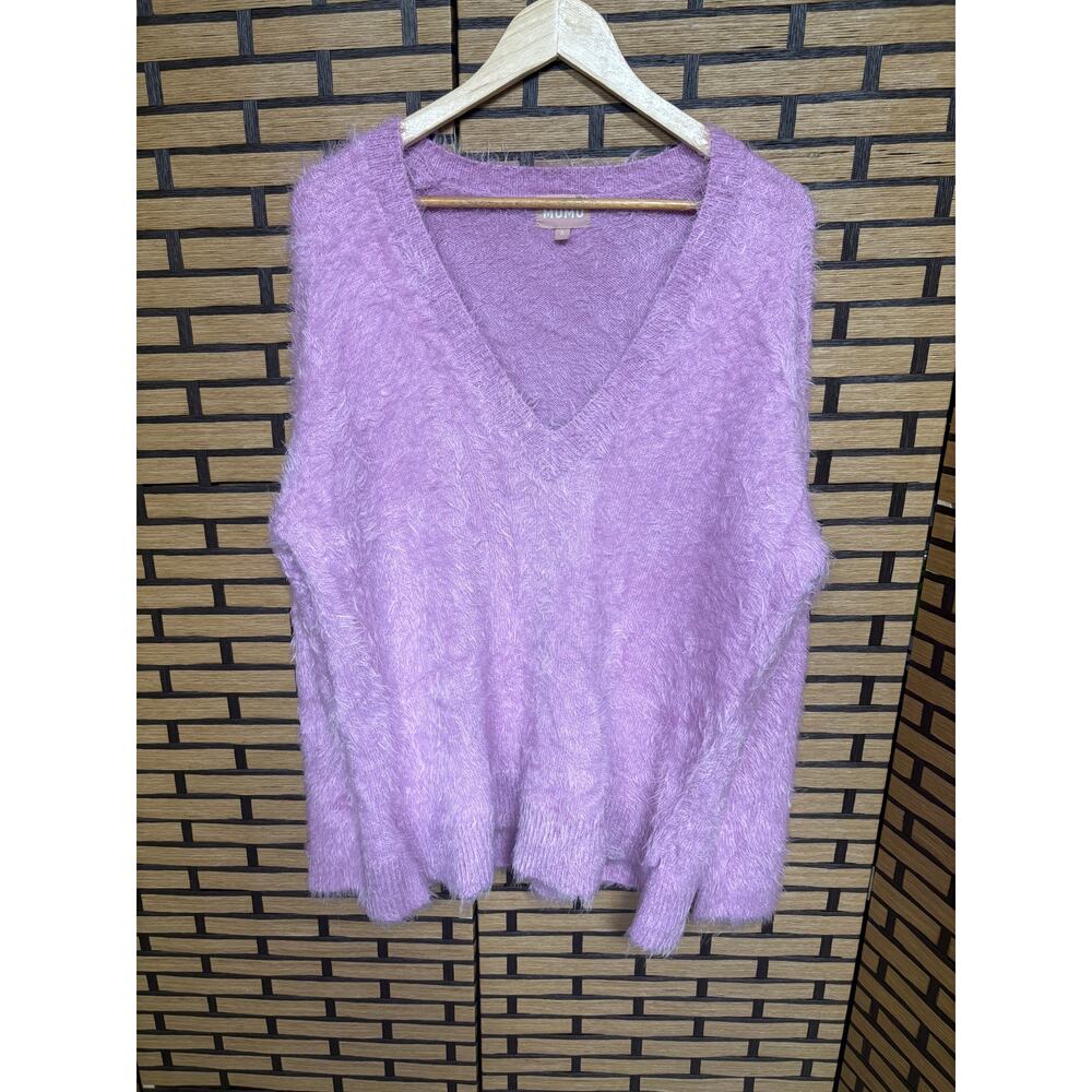 Show‎ Me Your MuMu Lavender Cozy Forever Sweater Size Small